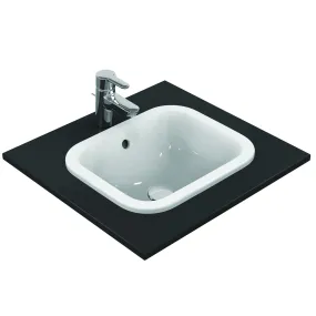 Ideal Standard CONNECT Lavabo à encastrer sans trou rectangulaire 420 x 175 x 350 mm, blanc (E505501)